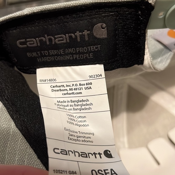 NWT Carhartt Outdoor Men’s Patch Cap 🧢 Canvas Hat - Picture 4 of 7